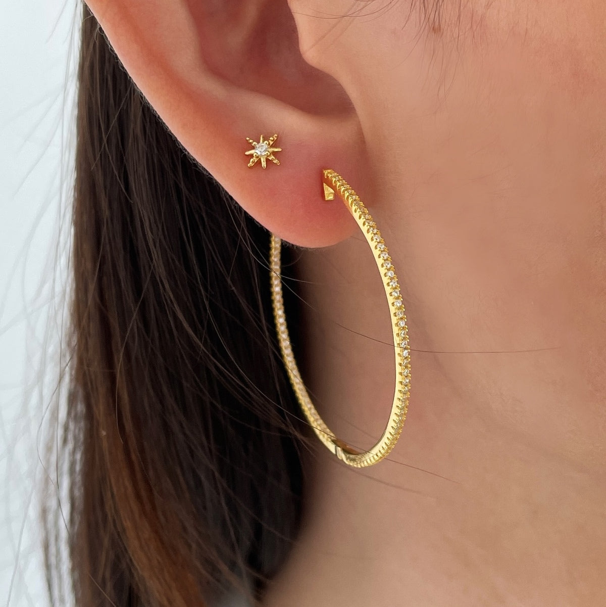 [Vivid Aurora]Popular Large Hoop Earrings