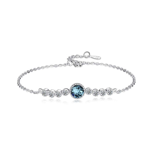 [Vivid Aurora]Luxurious Heart Of The Ocean Bracelet