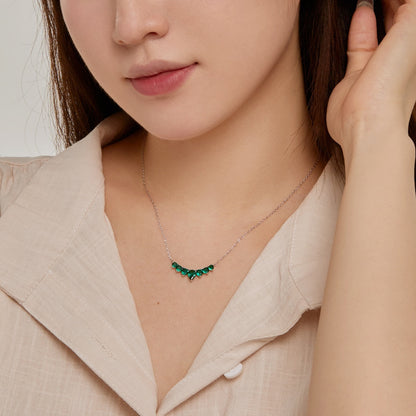 [Vivid Aurora]Dainty Colorful Heart Necklace