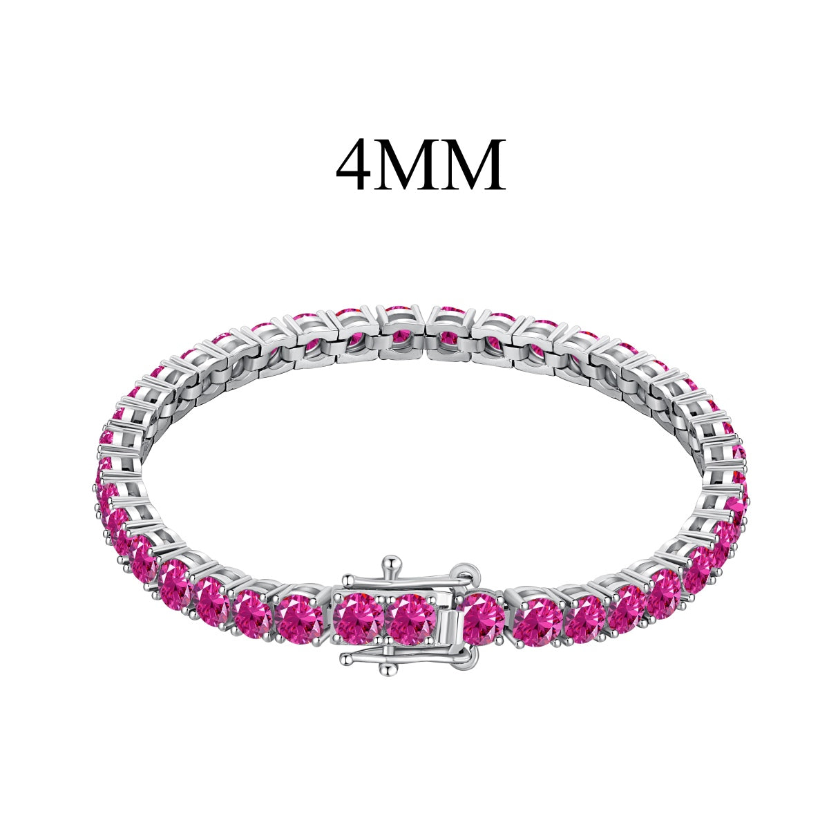 [Vivid Aurora]Radiant Colorful Round Cut Party Bracelet