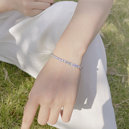 [Vivid Aurora]Radiant Colorful Round Cut Party Bracelet