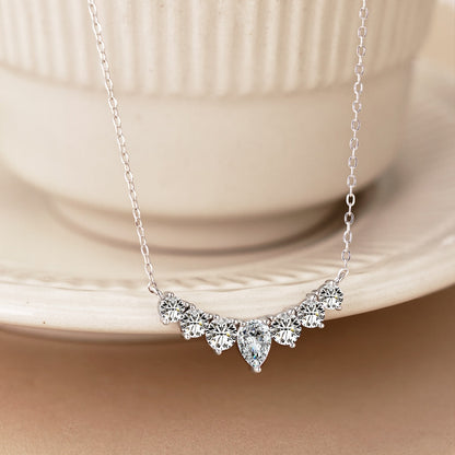 [Vivid Aurora]Dainty Colorful Heart Necklace