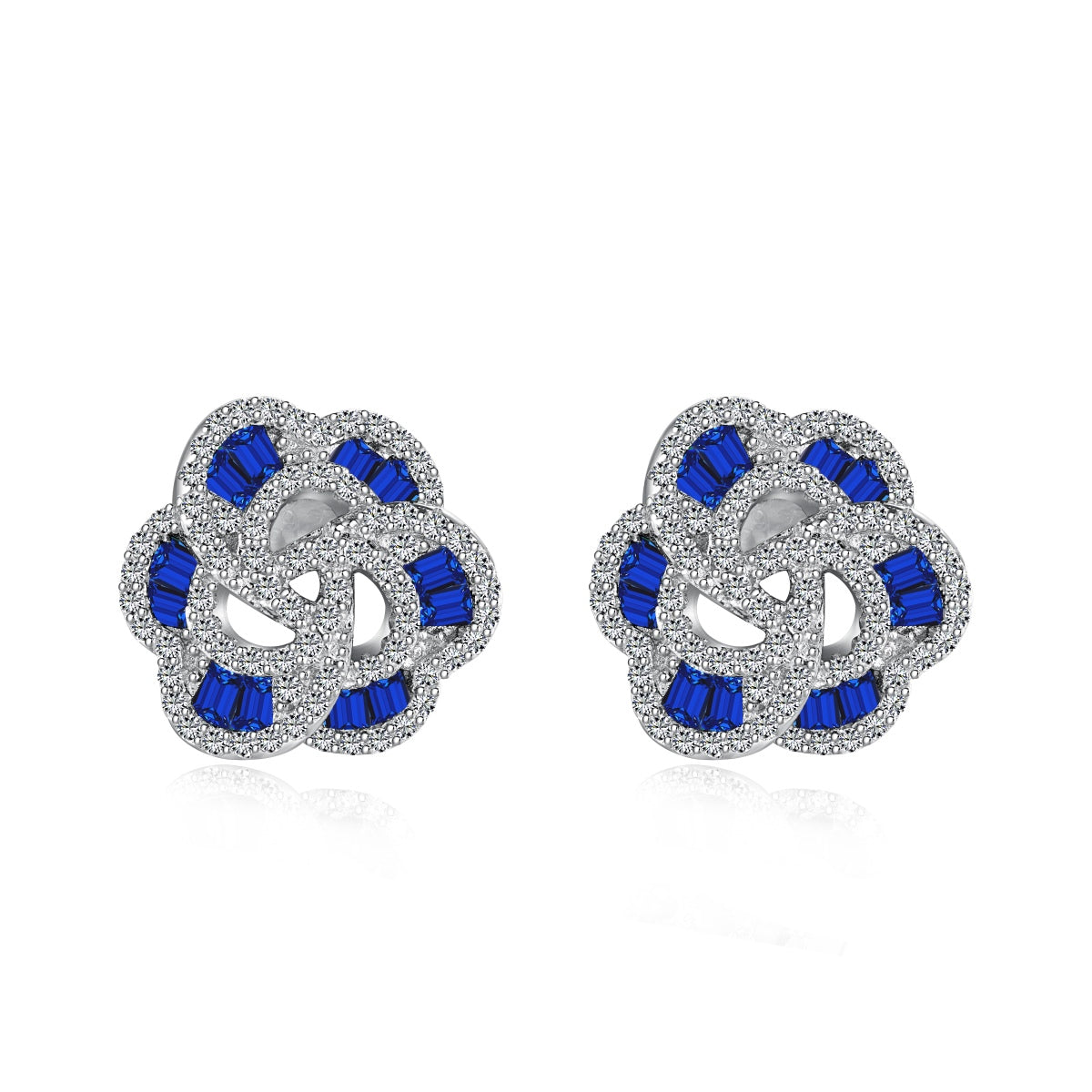 [Vivid Aurora]Exquisite Flower Shape Daily Earrings